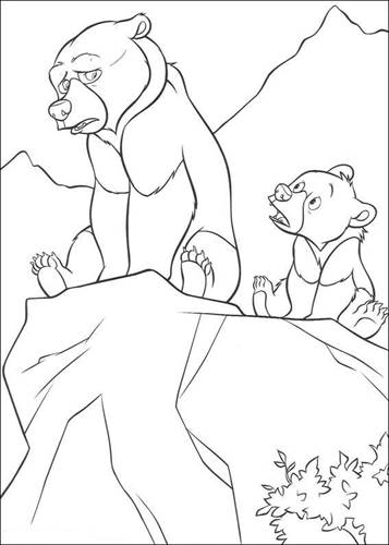 tanana coloring pages for kids brother bear